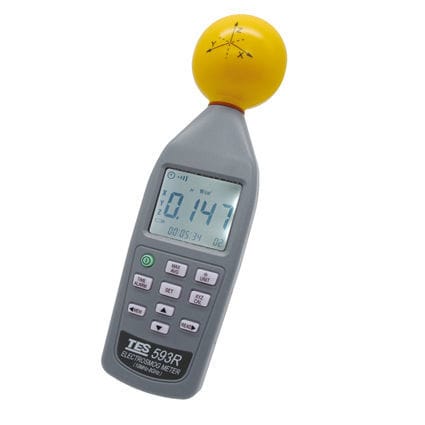 AC-Strom-Messgerät - TES-593R - TES Electrical Electronic Corp. - für elektromagnetische Felder / für elektrische Felder / digital