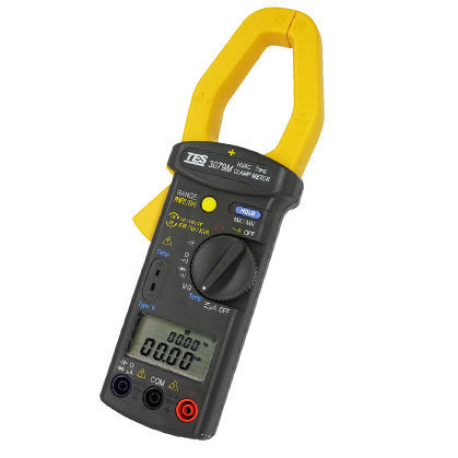 Digitale Strommesszange - TES-3079M - TES Electrical Electronic Corp. - tragbar / 600 V / 1000 A