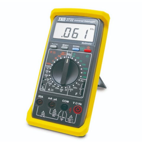 Digitales Multimeter - TES-2732 - TES Electrical Electronic Corp. - tragbar / 1000 V / 20 A