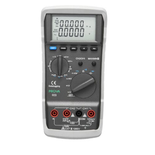 Digitales Multimeter - PROVA 803 - TES Electrical Electronic Corp. - tragbar / 1000 V / 10 A