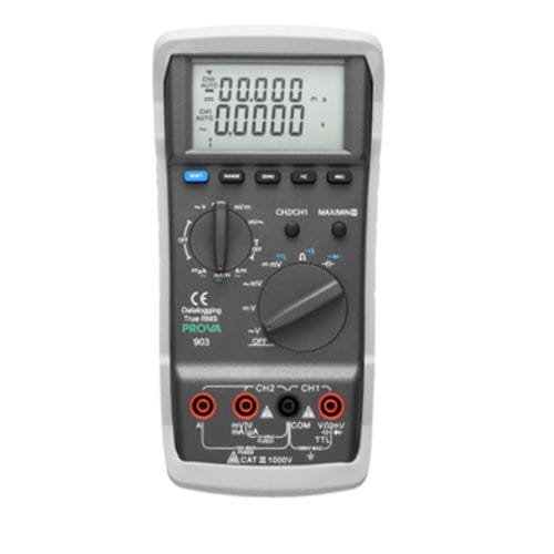Digitales Multimeter - PROVA-90 series - TES Electrical Electronic Corp. - tragbar / 1000 V / 10 A