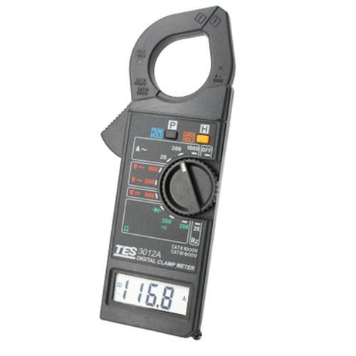 Digitale Strommesszange - TES-3012A - TES Electrical Electronic Corp. - tragbar / 1000 V / 1000 A