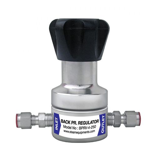 Gegendruckregler für Gas - BPRV - Steam Equipments - Membran / Edelstahl / für Analyseinstrument