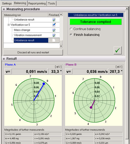 Schnittstellen-Software - VM-BAL - Metra Mess- und Frequenztechnik in Radebeul e.K. - Ausgleich / für Instrumente