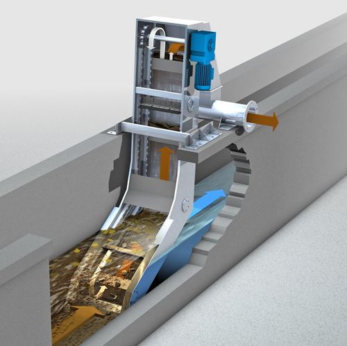 Rechen mit Fenstergittern - RakeMax®-HF - Huber Technology - zur Abwasseraufbereitung