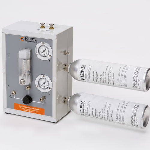 Durchflussempfindlichkeits-Prüfstand - PS 203 - Schütz GmbH Messtechnik - halbautomatisch / für Gasdetektor