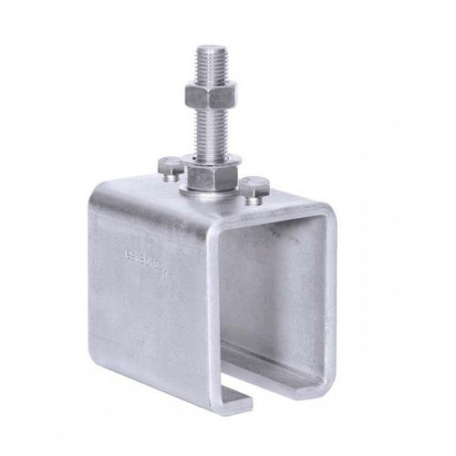 Schienenhalterung - U-70 - Estampaciones EBRO, S.L. - galvanisiertem Stahl / einstellbar / Hub