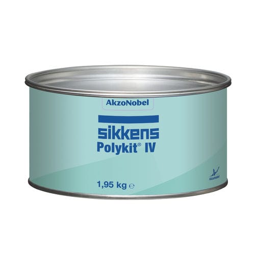 Polyester-Spachtelmasse - Polykit IV - SIKKENS - Zweikomponenten / für Karosserie / für Kunststoff