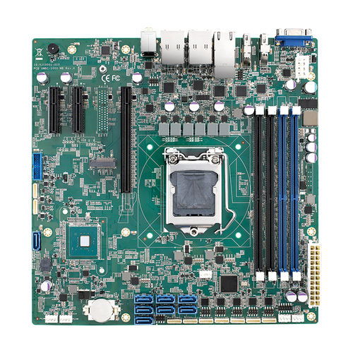 Micro-ATX-Mainboard - UMBC-1100 - Vecow Co., Ltd. - 9th Generation Intel® Core™ / Intel® C246 / DDR4 SDRAM