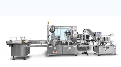 Abfüll- und Schraubverschlussanlage / Monoblock - M100 - TGM TECNOMACHINES - Dreh / volumetrisch / für Flüssigkeiten