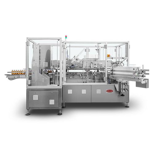 Vertikaler Kartonierer - TGM TECNOMACHINES - für die Kosmetikindustrie / für die Lebensmittelindustrie / für die Pharmaindustrie