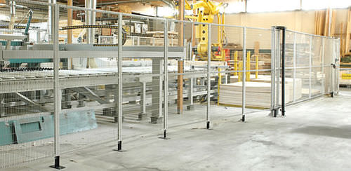 Schutzzaunsystem - Green Fast series - Satech Safety Technology spa - weich / Maschendraht