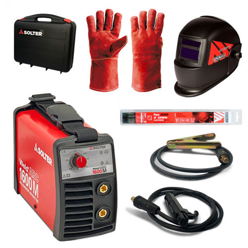 MMA-Schweißgerät - SOLDADOR WELDARC 1600 - SOLTER® - einphasig / DC / tragbar
