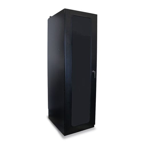 19"-Rack-Gehäuse - Protector™ series IT - EIC Solutions, Inc. - rechteckig / Edelstahl / pulverbeschichteter Stahl