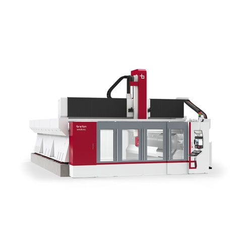 CNC-Bearbeitungszentrum / 5-Achsen - Eagle - Breton SpA | Advanced technologies and materials - vertikal / für Leichtmetall / für Verbundstoffe
