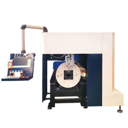 Laser-Schneidemaschine - JG62-Q250F - ERMAK CNC MACHINES (NANTONG) CO LTD - für Metall / Rohr / Exzenter