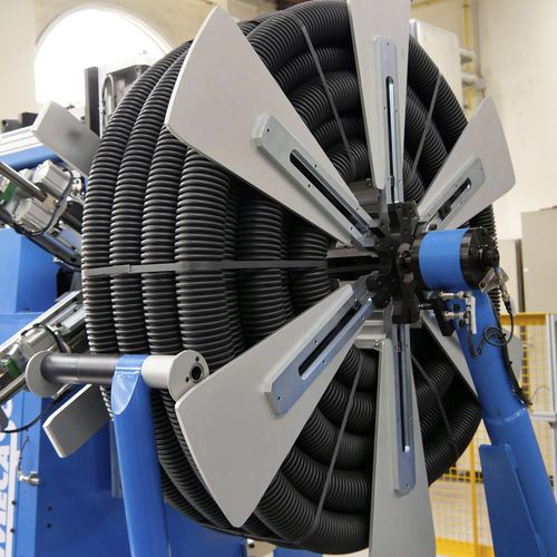 Aufwickler-Spuler / für Spulen - EDS110 - MECASOFT - für Schläuche / automatisch / nicht angegeben