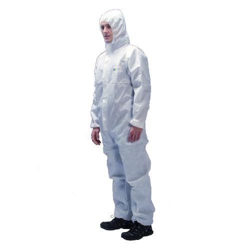 Chemikalienbeständiger Overall - PROTEX 2000 - IRUDEK 2000 S.L. - antistatisch / für die Medizintechnik / zur Asbestentsorgung
