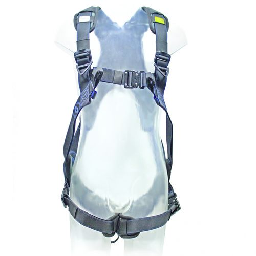 Fallschutz-Auffanggurt - SEKURALT WIND BLUE series - IRUDEK 2000 S.L. - Mit seitlichem Befestigungspunkt / Nylon / Brust