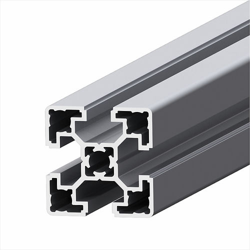 Aluminiumprofil - 1.1.08.040040.02 - Dogus Kalip Metal ve Form San. Dis Tic. Ltd. Sti. - gerillt / für Industrieanwendungen / leichtgewichtig