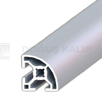 Aluminiumprofil - 1.1.08.030030.08 - Dogus Kalip Metal ve Form San. Dis Tic. Ltd. Sti. - gebogen / für Industrieanwendungen