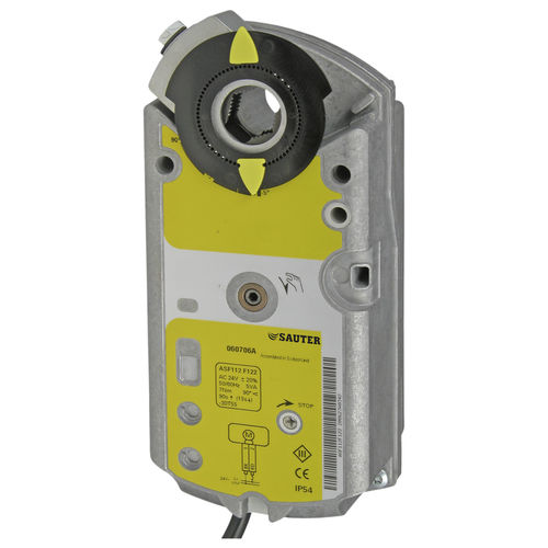 Elektrischer Klappenantrieb - ASF11 series - Fr. Sauter AG - drehbar / IP54 / IP42