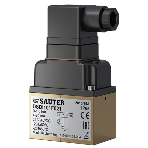 Differenzdruckaufnehmer - DSD series - Fr. Sauter AG - Membran / analog / für Gas