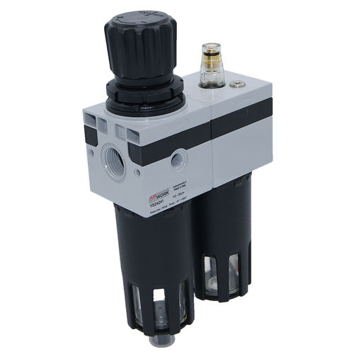 Filterregler-Öler / Luft - YS series - A&T Fluid solutions - Patronen / Aluminium / modular