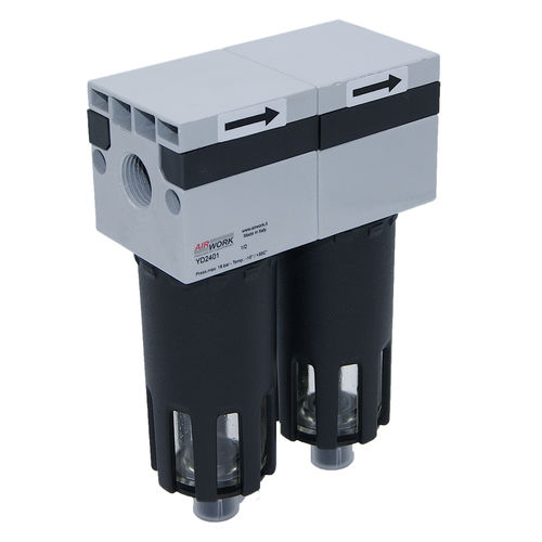 Koaleszenzfilter - YD series - A&T Fluid solutions - Luft / mit Schraubverbindung / halbautomatisch
