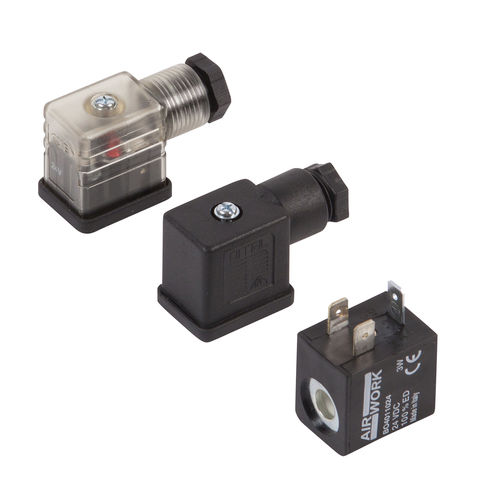 Magnetspule - BO series - A&T Fluid solutions - AC/DC / kleinformatig / durchgangsgebohrt