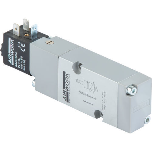 Pneumatik-Wegeventil / Schieber - VU series - A&T Fluid solutions - pneumatisch gesteuert / magnetbetrieben / 3/2-Wege