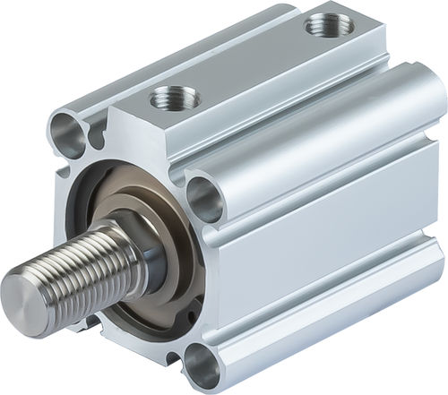 Kurzhubzylinder - CD series - A&T Fluid solutions - pneumatisch / mit Magnetkolben / mit Querverstrebung