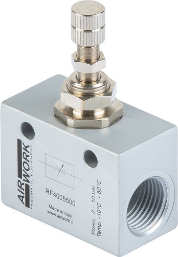 Volumetrischer Durchflussregler - RF series - A&T Fluid solutions - pneumatisch / für Luft / manuell