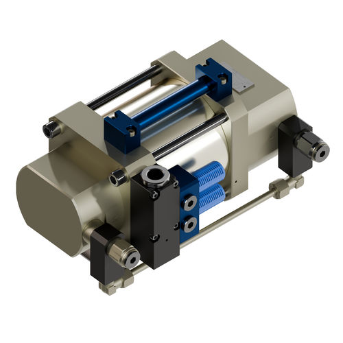 Luftbetriebene Hydraulikpumpe - HP series - A&T Fluid solutions - Kolben / Stahl / für Materialumschlag
