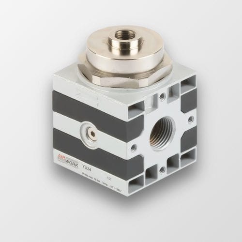Gegendruckregler für Luft - YU series - A&T Fluid solutions - Industrie / pneumatisch / pilotgesteuert
