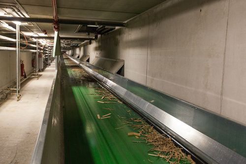 Förderband für die Abfallentsorgung - Höcker Polytechnik