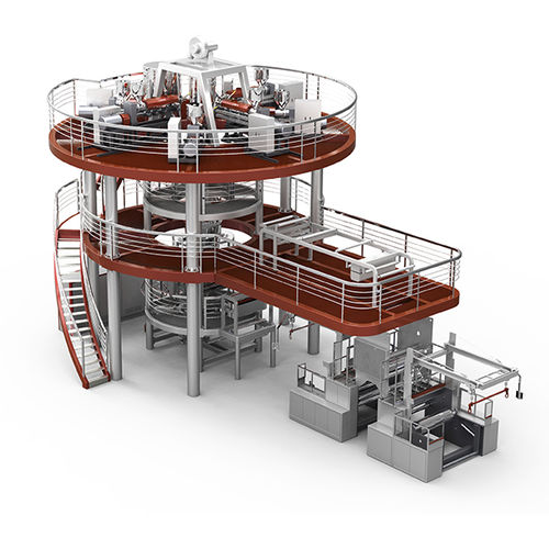 Extrusionsanlage / 7 Schichten - MX7B-1200Q-S - Jinming Machinery (Guangdong) Co., Ltd. - mit Wasserkühlung / Blasfolien / Kunststofffolien