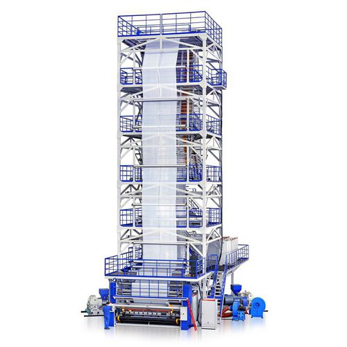 Coextrusionsanlage / 5 Schichten - Classicx  - Jinming Machinery (Guangdong) Co., Ltd. - Blasfolien / für Landwirtschaftsfolien