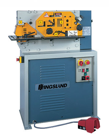 Halbautomatische Stanzmaschine - Compact 40 - Kingsland Engineering - hydraulisch / für Blech / Scher
