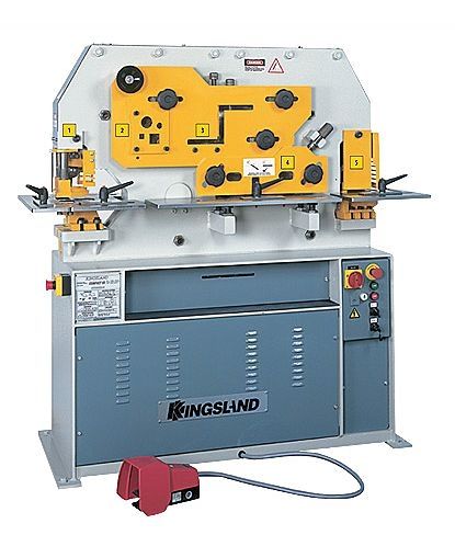 Halbautomatische Stanzmaschine - Compact 60 - Kingsland Engineering - hydraulisch / für Blech / Scher