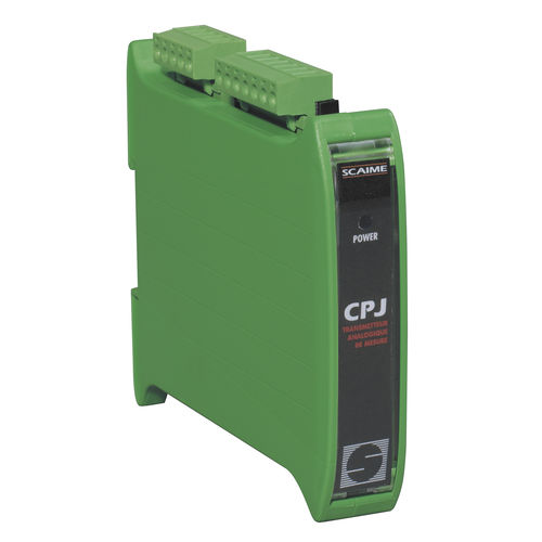 Signalaufbereiter für Dehnungsmessstreifen - CPJ, CPJ2S - SCAIME - analog / 4-20 mA / für DIN-Schiene