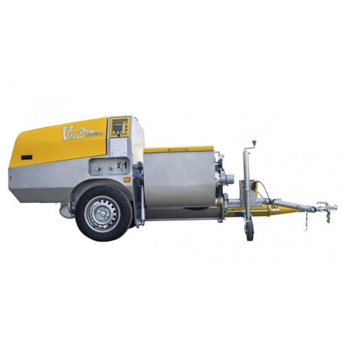 Anhängermontierte Betonpumpe - VH2 - DICOMM UTIFORM - für Baustelle / Schnecken