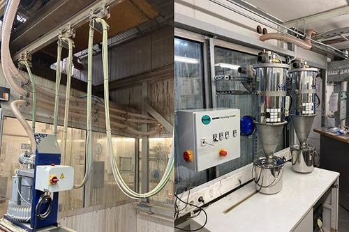 Transportsystem für Schlauch - REMBE Kersting GmbH - für Pulver / für Flaschen / modular