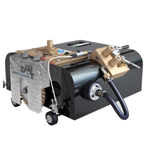 Tragbare Rohrtrenn- und Anfasmaschine - CPC-B - DWT GmbH - motorisiert