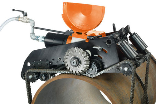 Tragbare Rohrtrenn- und Anfasmaschine - CPC 1500A - DWT GmbH - motorisiert