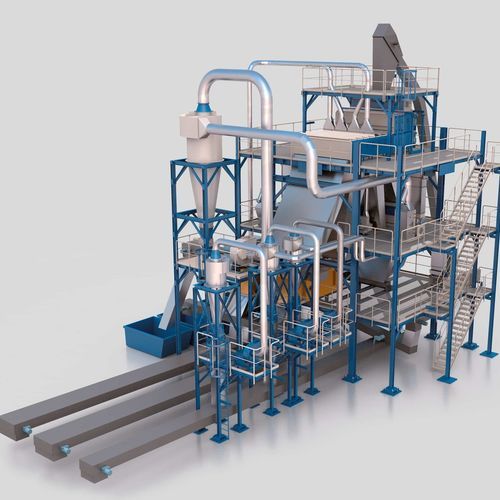 Prozess-Siebanlage - ClassiCleaner+ - Dieffenbacher - für die holzverarbeitende Industrie / stationär / für Pellets