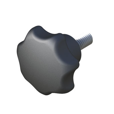 Gewindeknopf - LHST - ISC PLASTIC PARTS - Stern / Polyamid