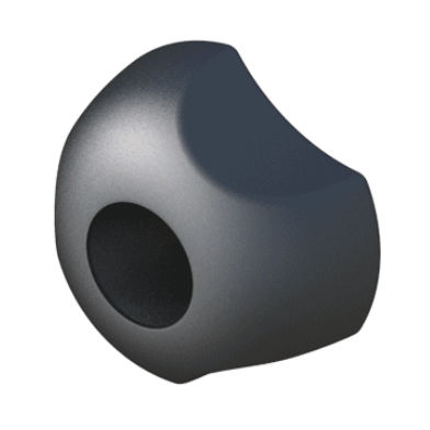 Gewindeknopf - LHDO - ISC PLASTIC PARTS - sternförmig / Polyamid / Messing