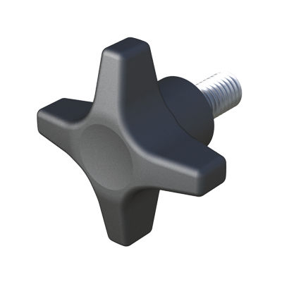 Gewindeknopf - LHSBZ - ISC PLASTIC PARTS - Stern / Polyamid