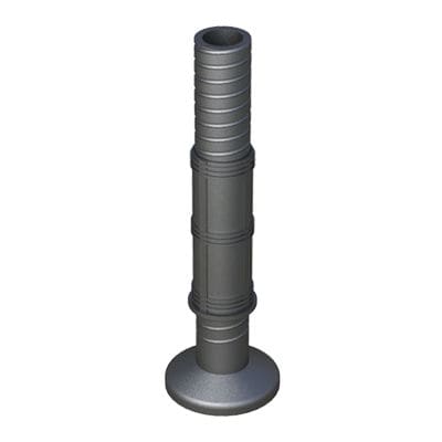 Maschinenfuß - LJXF - ISC PLASTIC PARTS - ABS / regelbar